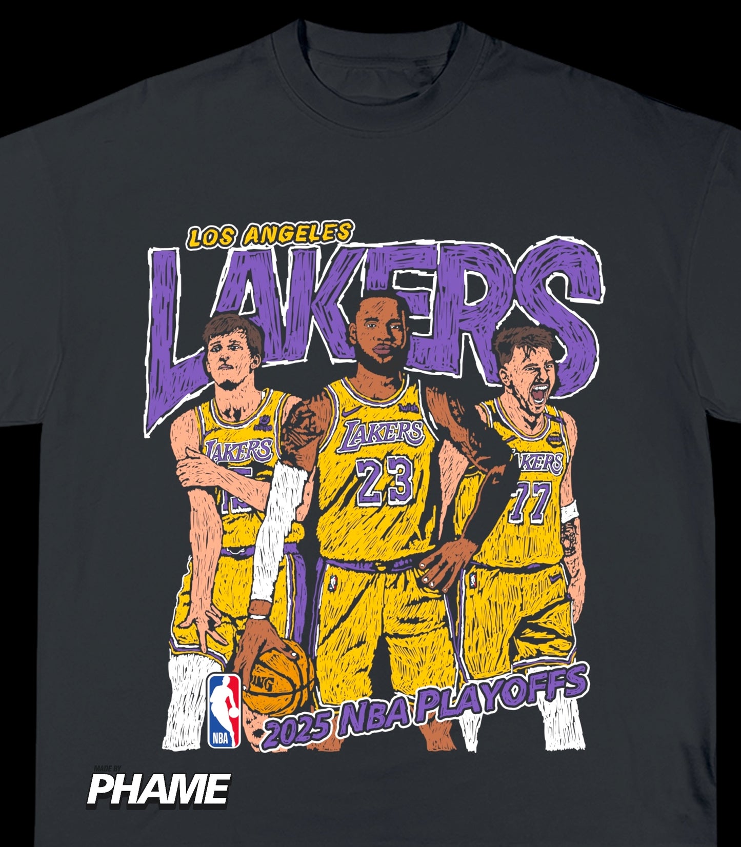 Lakers Playoff Tee - Black