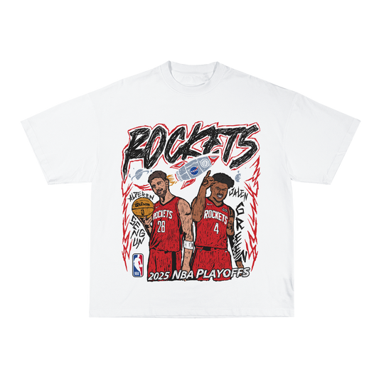 Rockets Playoff Tee - White