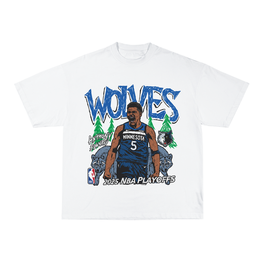 Wolves Playoff Tee - White